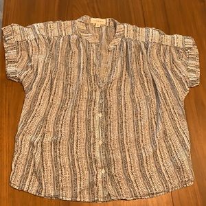 Cloth & Stone Printed Blouse